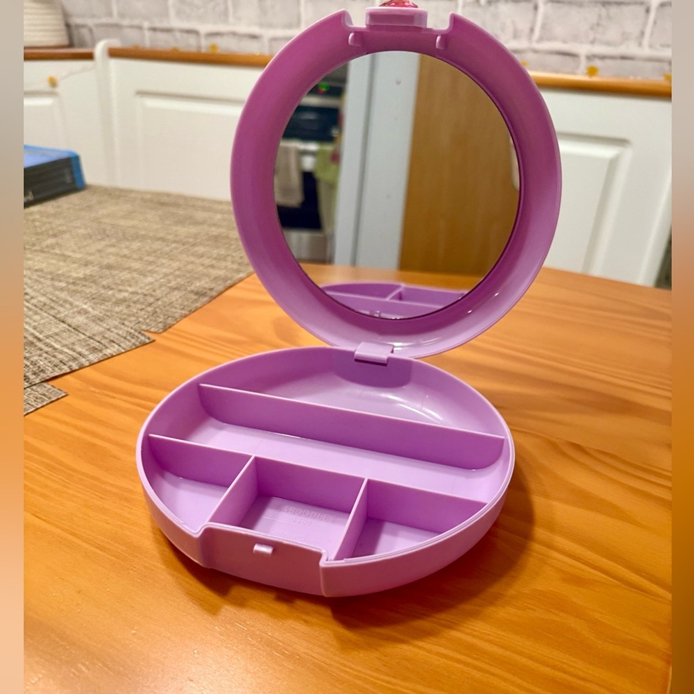 Caboodles Purple Makeup Organizer with Multiple Compartments
